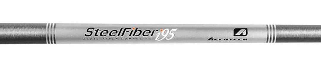 Aerotech SteelFiber I95 Stiff Flex 8 Iron Shaft – .355 Tip, 37.5", Graphite