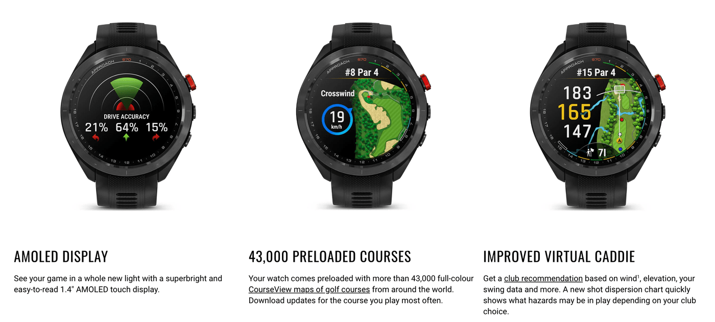 Garmin Approach S70 47mm