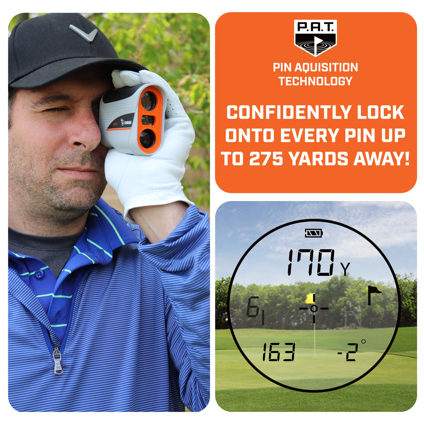 IZZO GOLF Swami LZ-i Laser Rangefinder