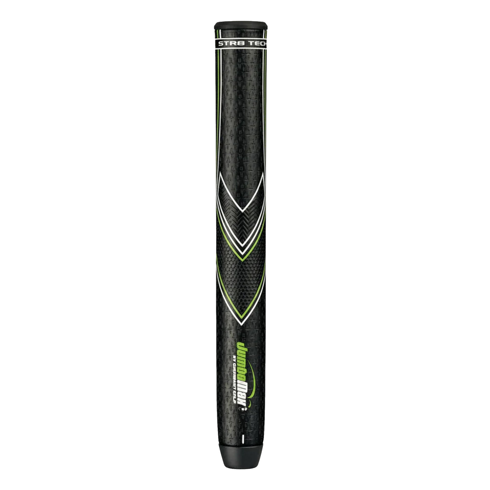 JUMBOMAX STR8 TECH TOUR NON-TAPERED SWING GRIPS - BLACK/GREEN ...