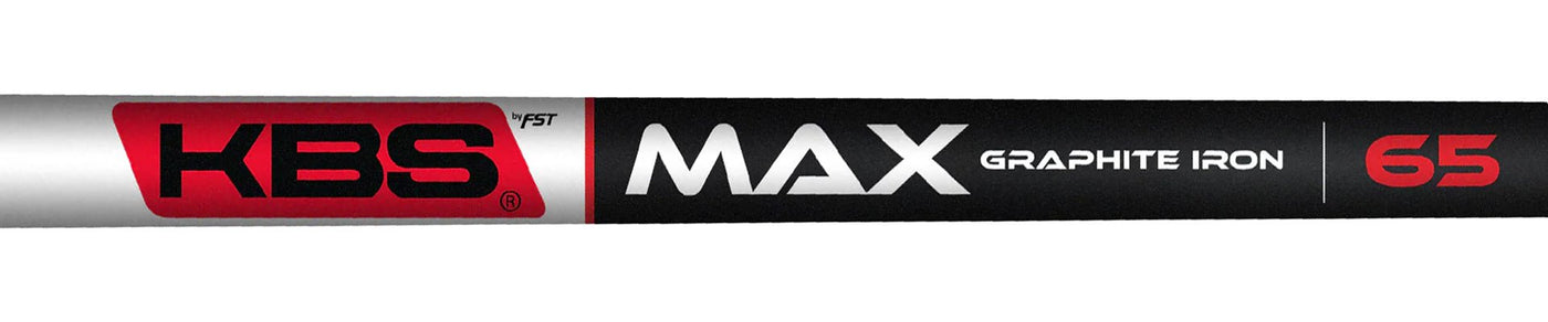 KBS MAX GRAPHITE IRON Shafts .370 Parallel Tip