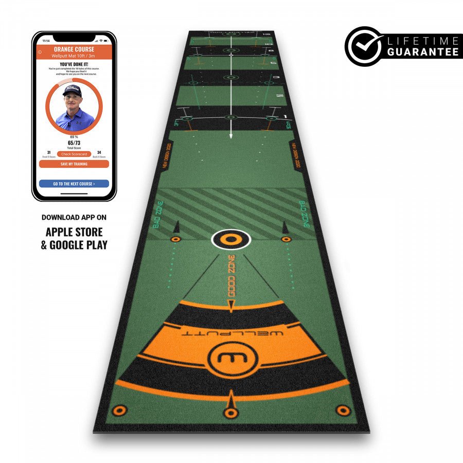 Wellputt 13ft Putting Mat – Classic Green