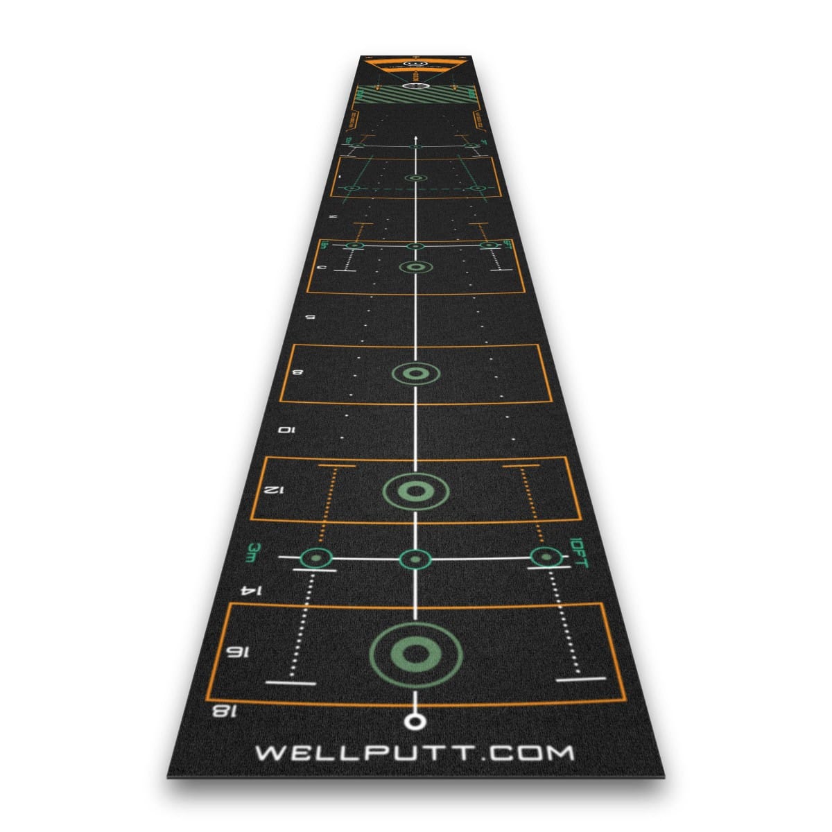 Wellputt 13ft Putting Mat – Classic Black