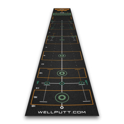 Wellputt 13ft Putting Mat – Classic Black