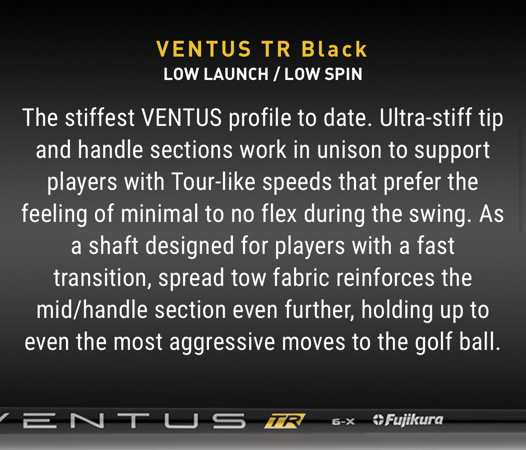 Fujikura Ventus Black TR – Limitless Golf